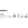 Палатка HIGH PEAK MONODOME XL ЧЕРНАЯ HP-1002